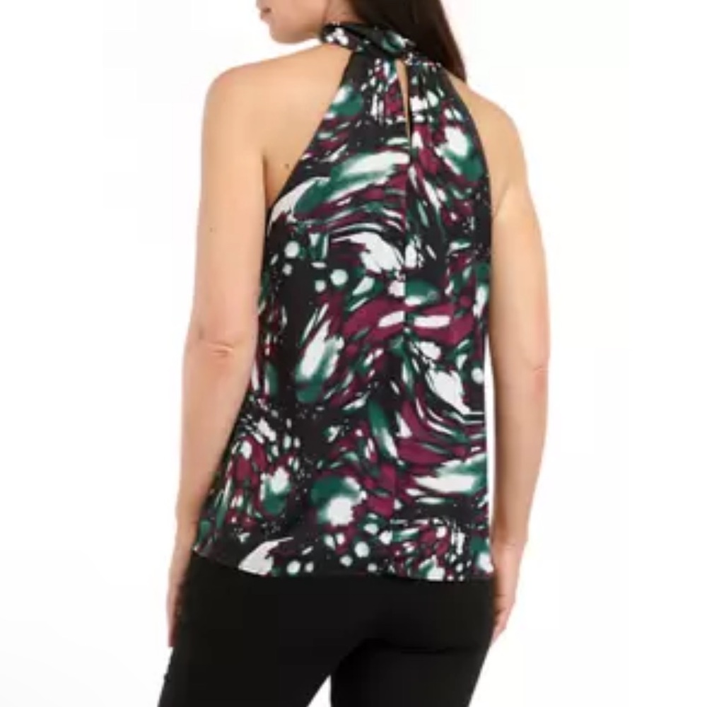 THE LIMITED Colorful Sleeveless Halter Top - Picture 3 of 11